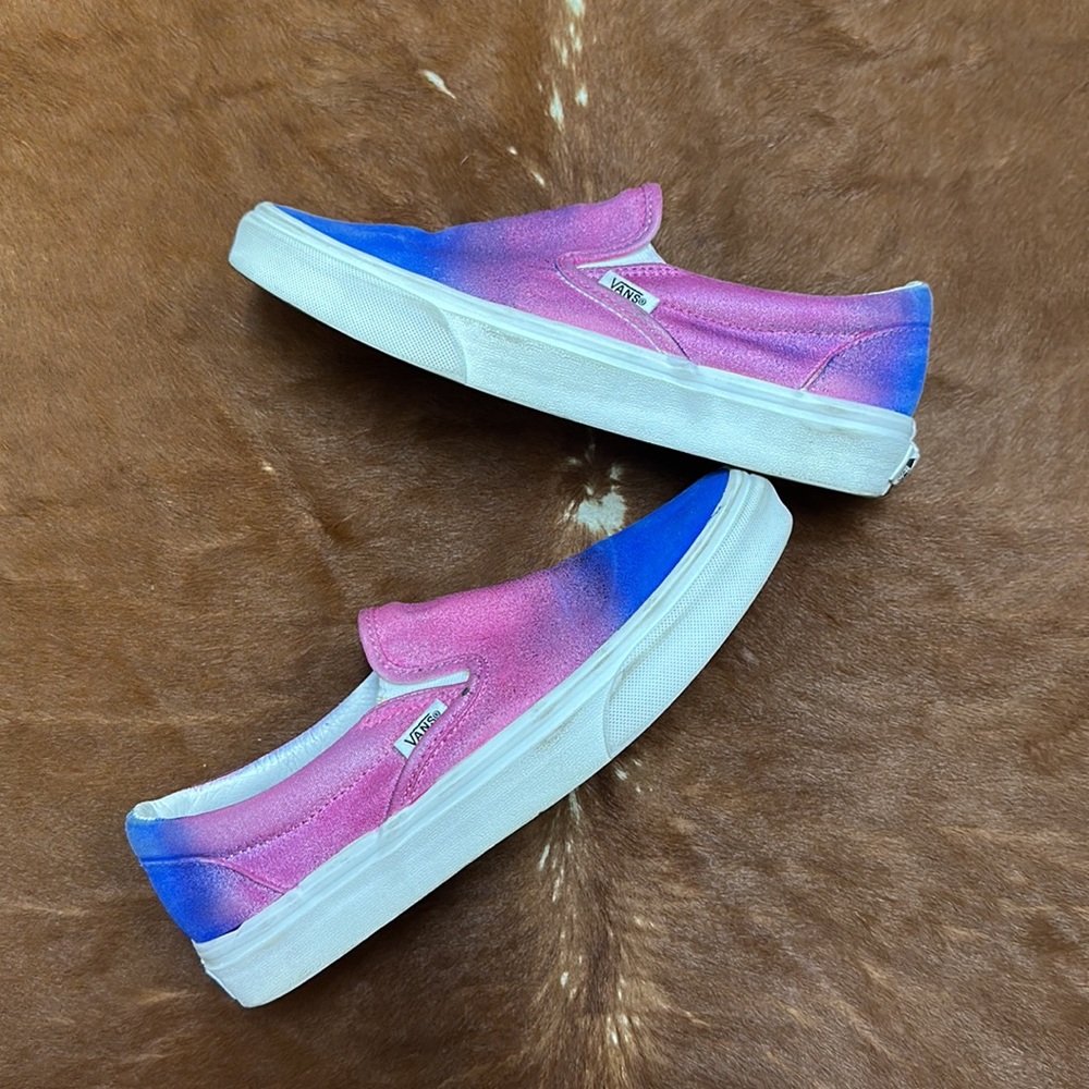 Vans multicolor slip on sneakers